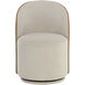 Cavoli Meg Taupe / Meg Gold Swivel Dining Chair